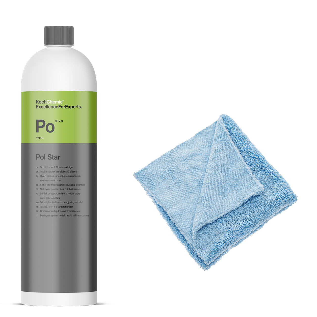 Koch Chemie Pol Star 1L inklusive Koch Chemie polish and sealing towel 40x40cm