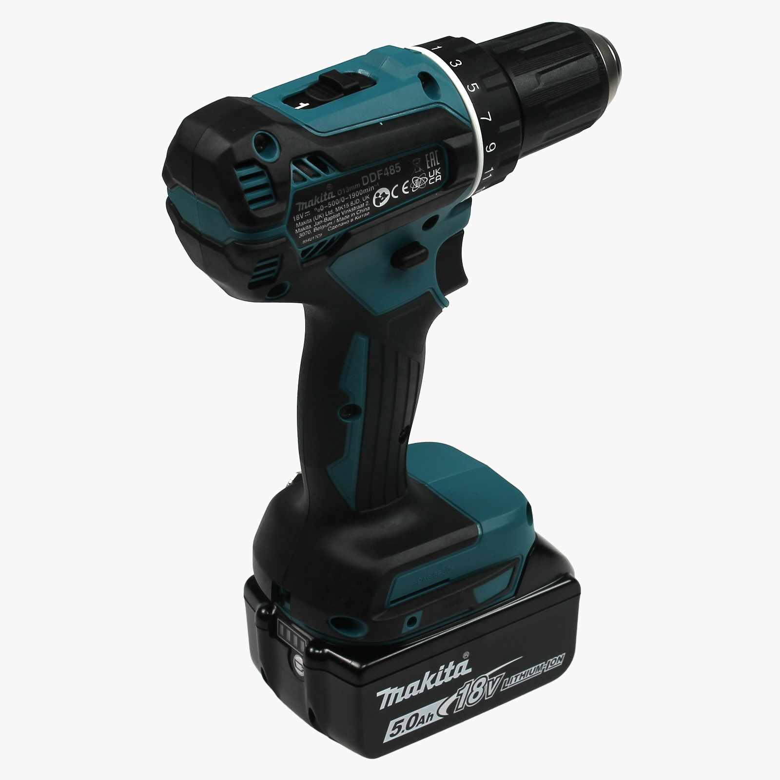 Makita Akku-Bohrschrauber 18V 3 Akkus/Ladeg./Makpac Komplettset
