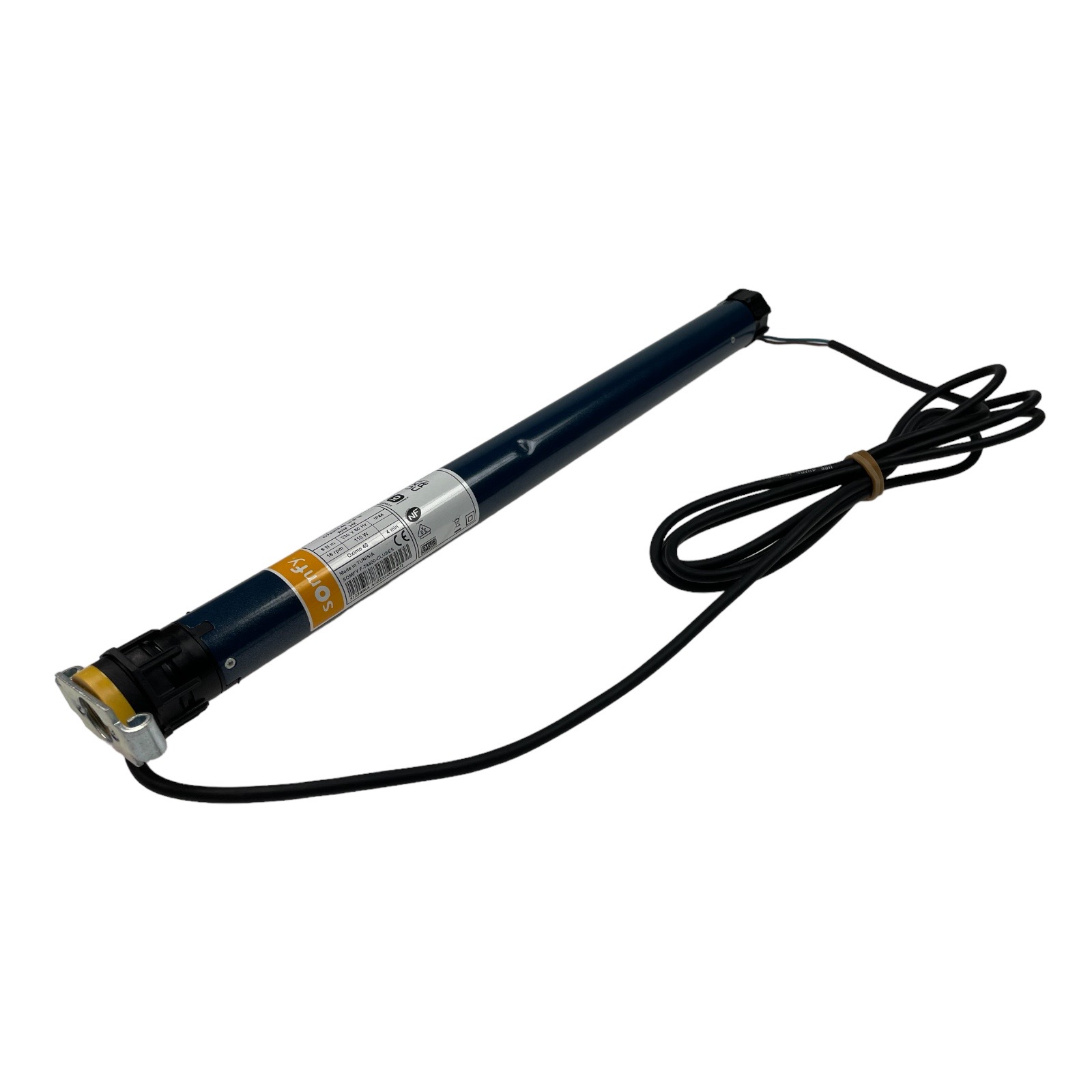 Somfy Oximo 40 io Mini Funk-Rohrmotor 13/10 inkl. Wellenadapter und 3 m Anschlussleitung