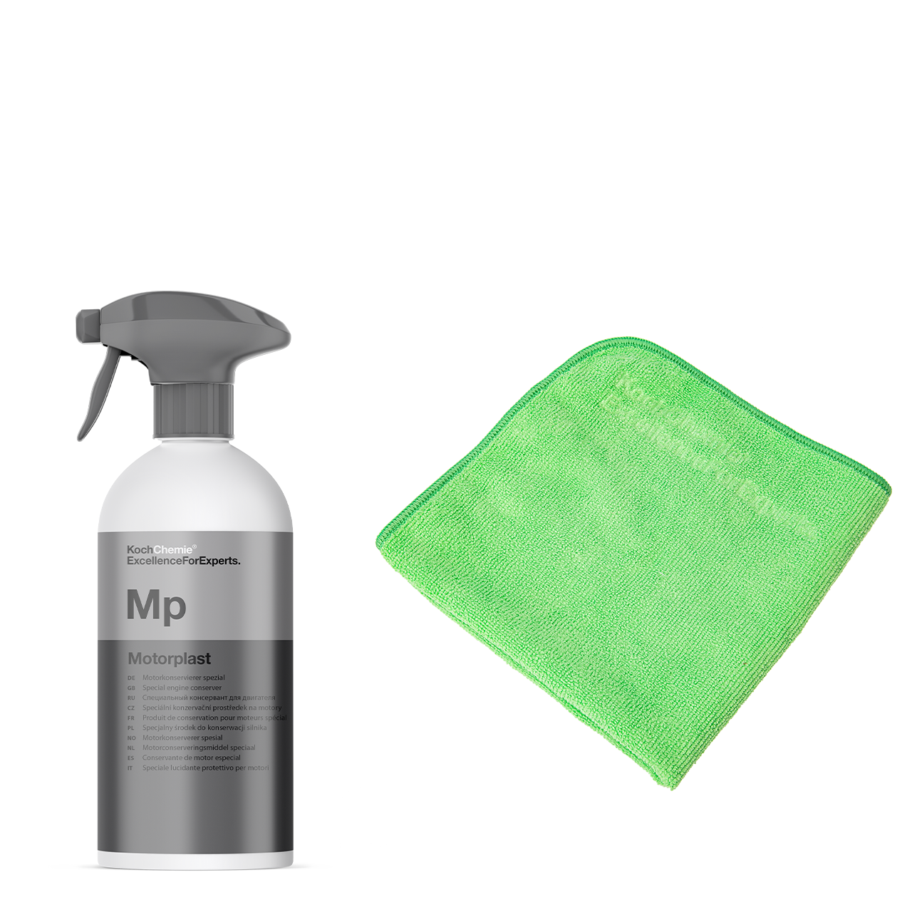Koch Chemie Motorplast 500ml inkl. Allrounder Towel 40x40 cm