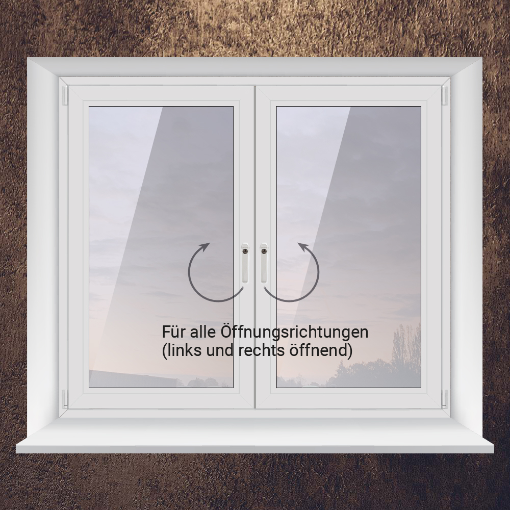 Fenstergriff abschließbar - Schüco VarioTec / Profilsystem Schüco Corona CT 70 / SI 82