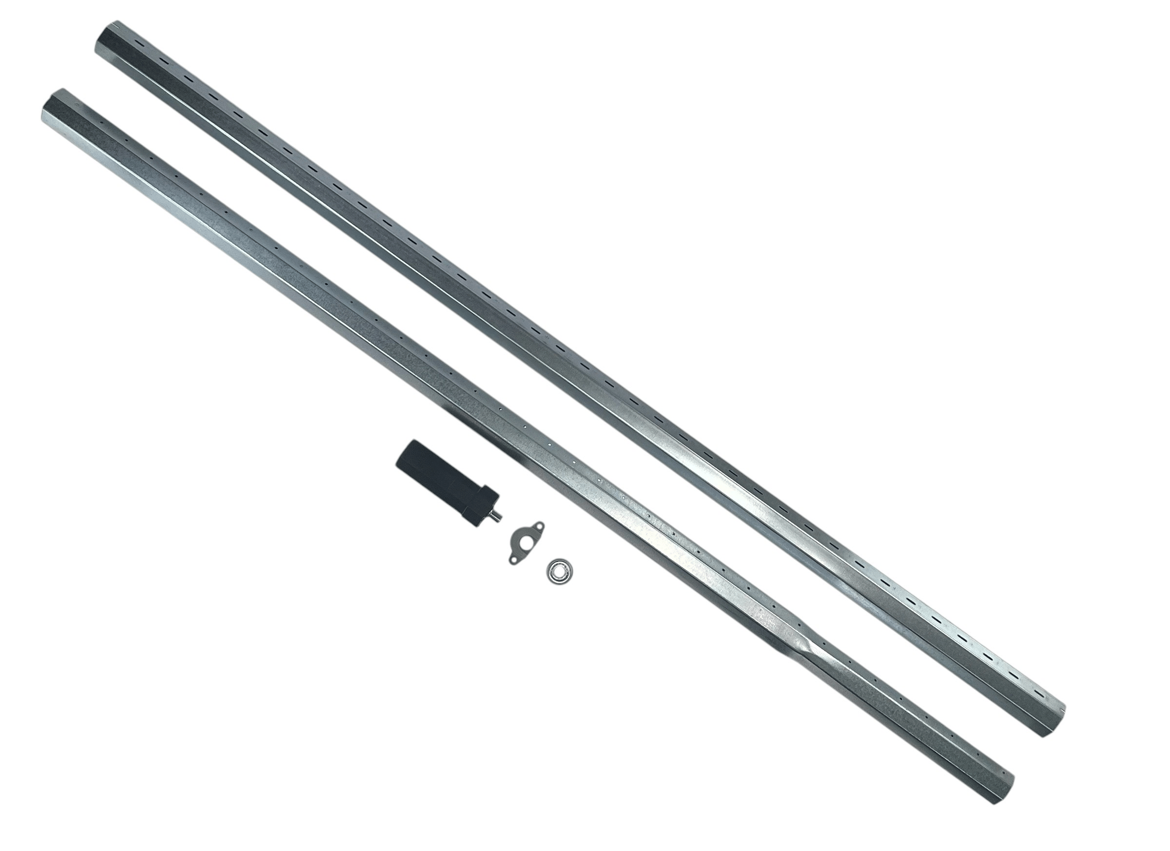 Selve Stahlwelle Set Rollladenwelle Steckwelle von 30-220 cm | Komplettset SW40 Rostfrei, inkl. alle