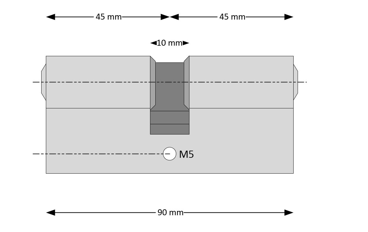 ABUS® Türzylinder C73N - Profilzylinder