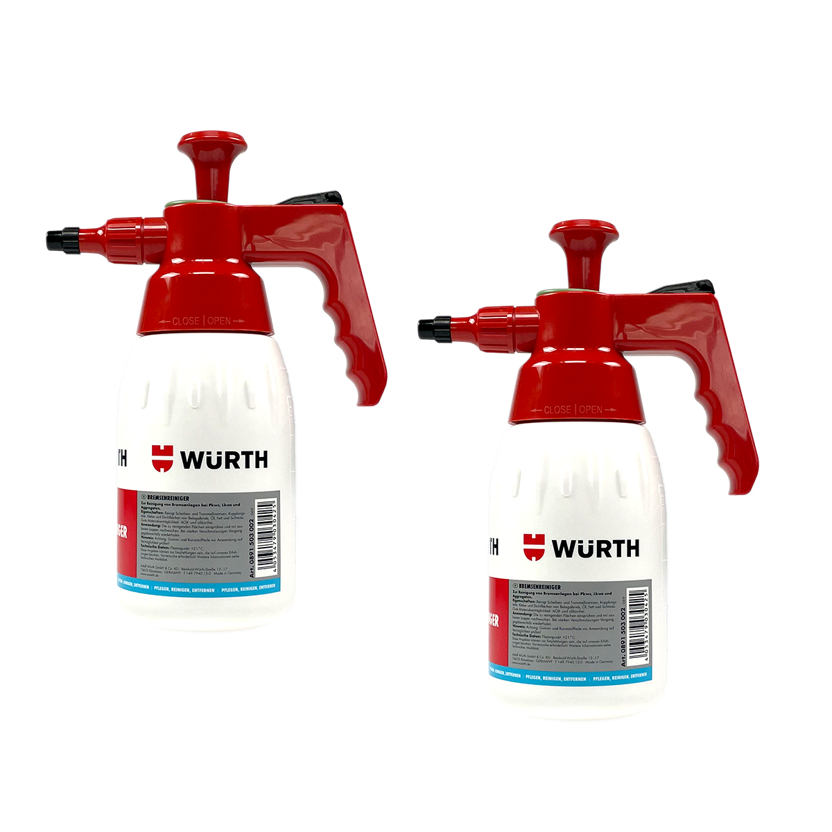 Würth Pumpsprühflasche 2x 1L unbefüllt