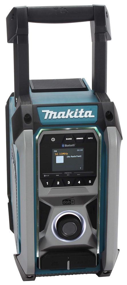 Makita Akku-Baustellenradio mit DAB+ und Bluetooth 12-40V kompatibel MR007GZ