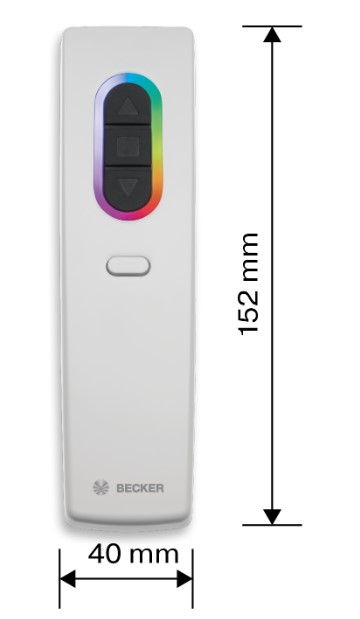 Centronic EasyControl EC548 PLUS – 8-Kanal Handsender für smarte Rollladensteuerung