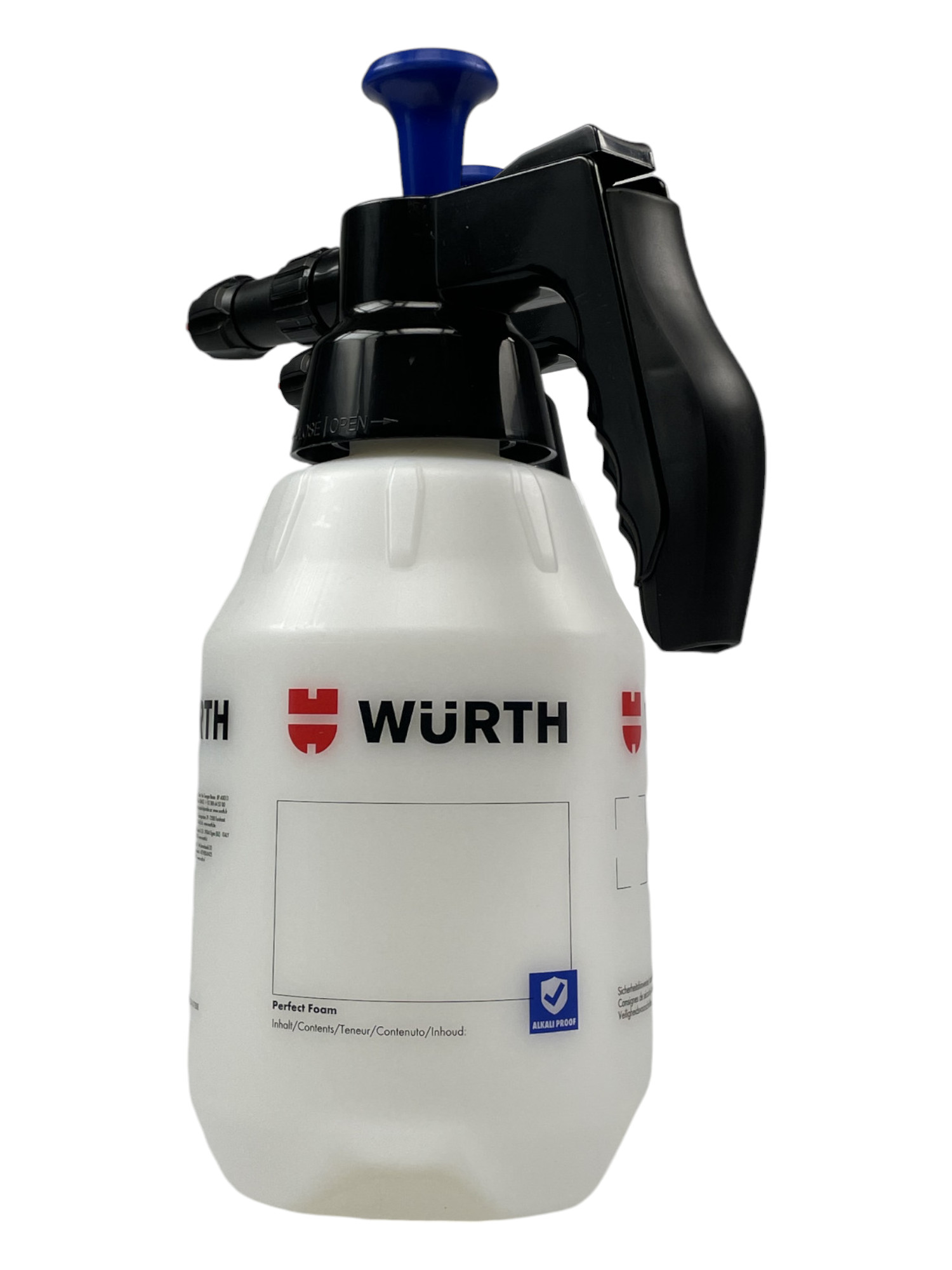 Würth Pumpsprühflasche Perfect Foam 1,5L inkl. Aufsätze
