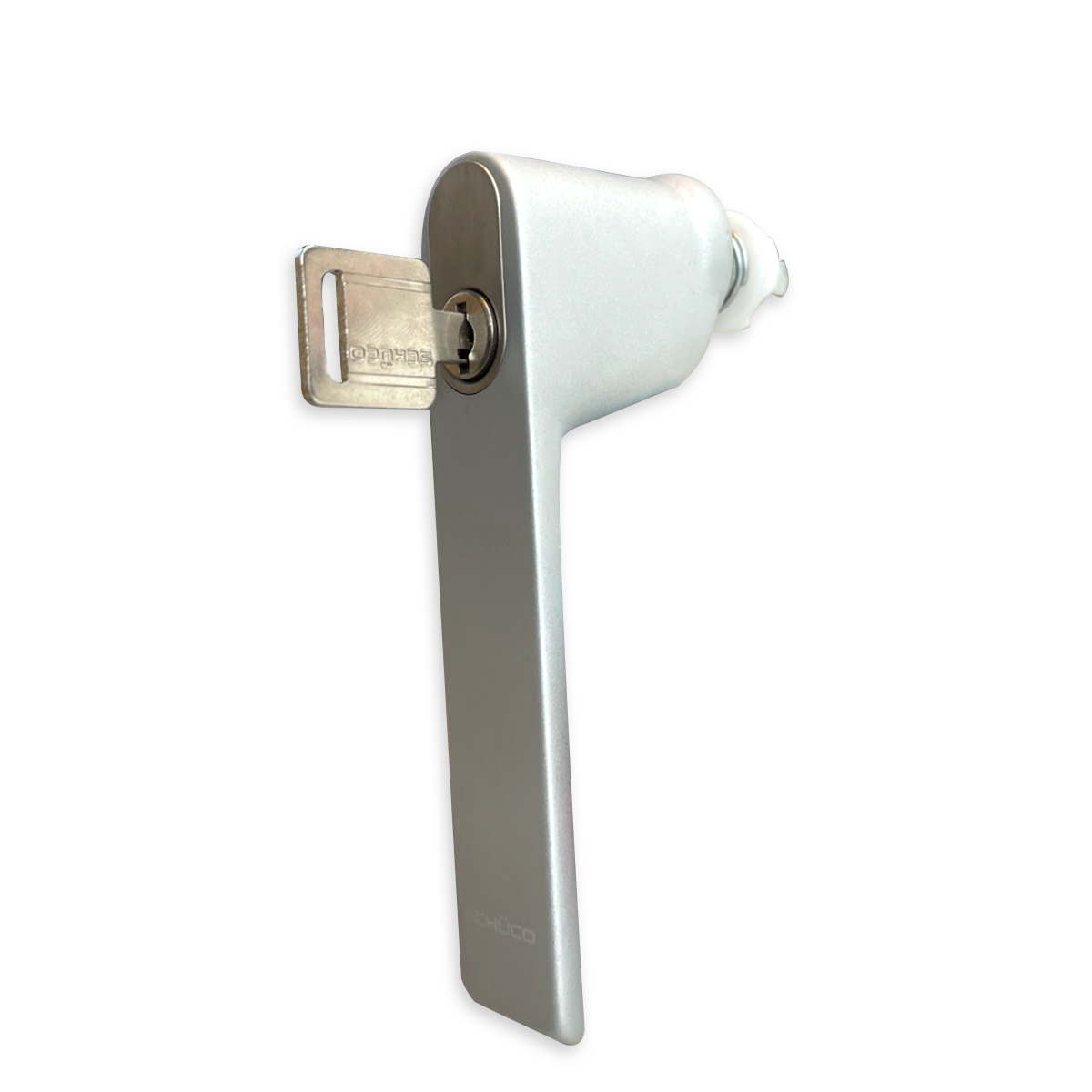 Schüco Reparaturset Getriebe Griff Rosette silber/EV1 (DIN Rechts/DIN Links)