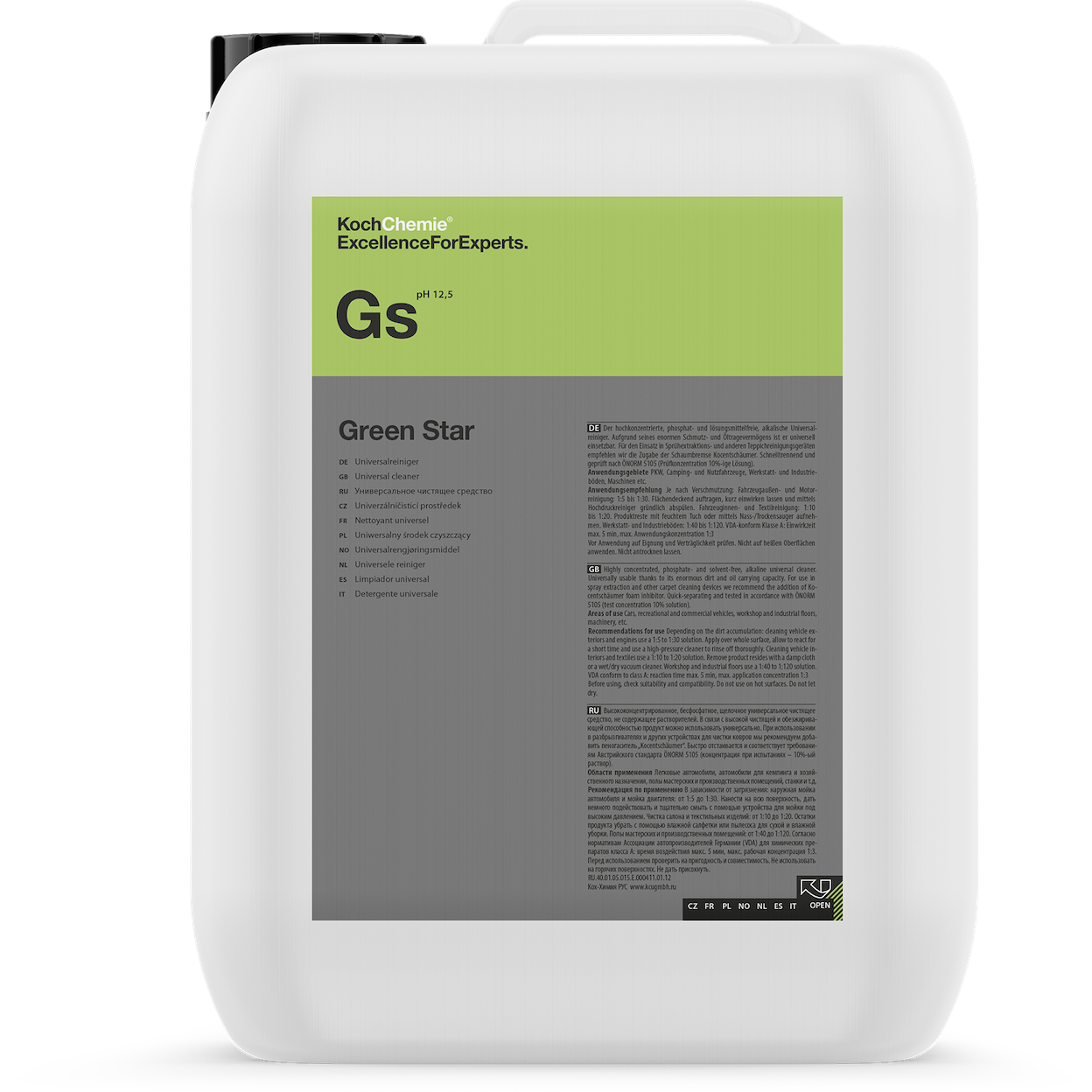 Koch Chemie Green Star Multi-Purpose Cleaner 5 L