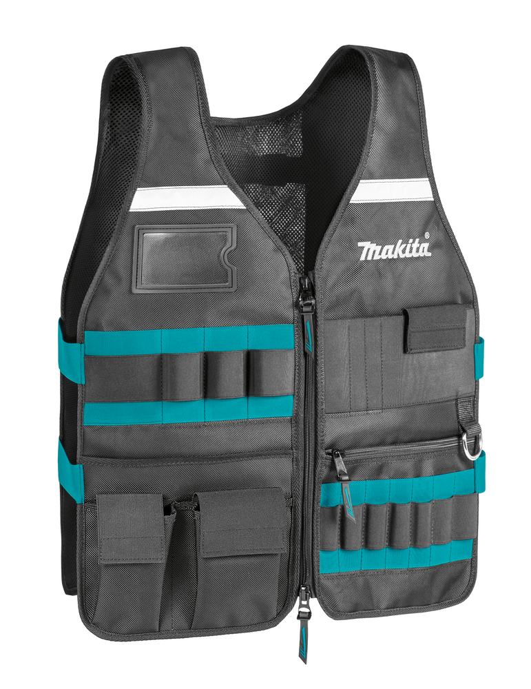 Makita Arbeitsweste für Werkzeuge Einheitsgröße schwarz E-15609