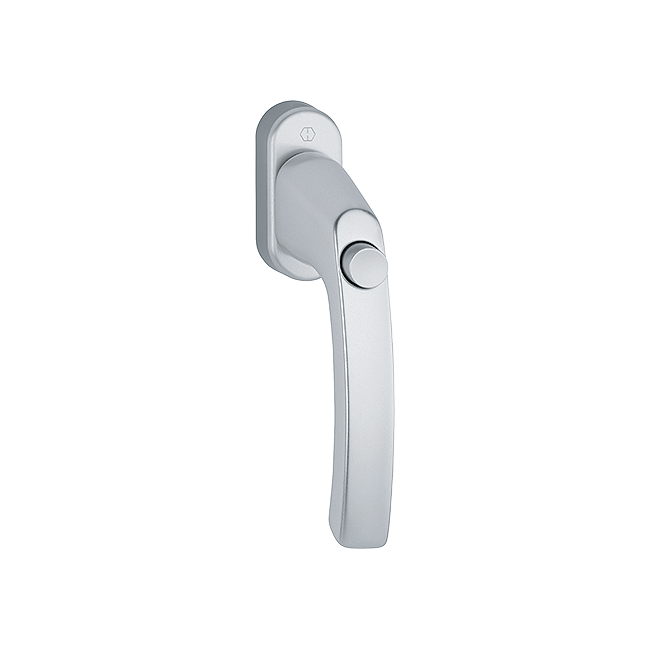 HOPPE Fenstergriff absperrbar Liège 0540SV/U26, F1 Aluminium silberfarben