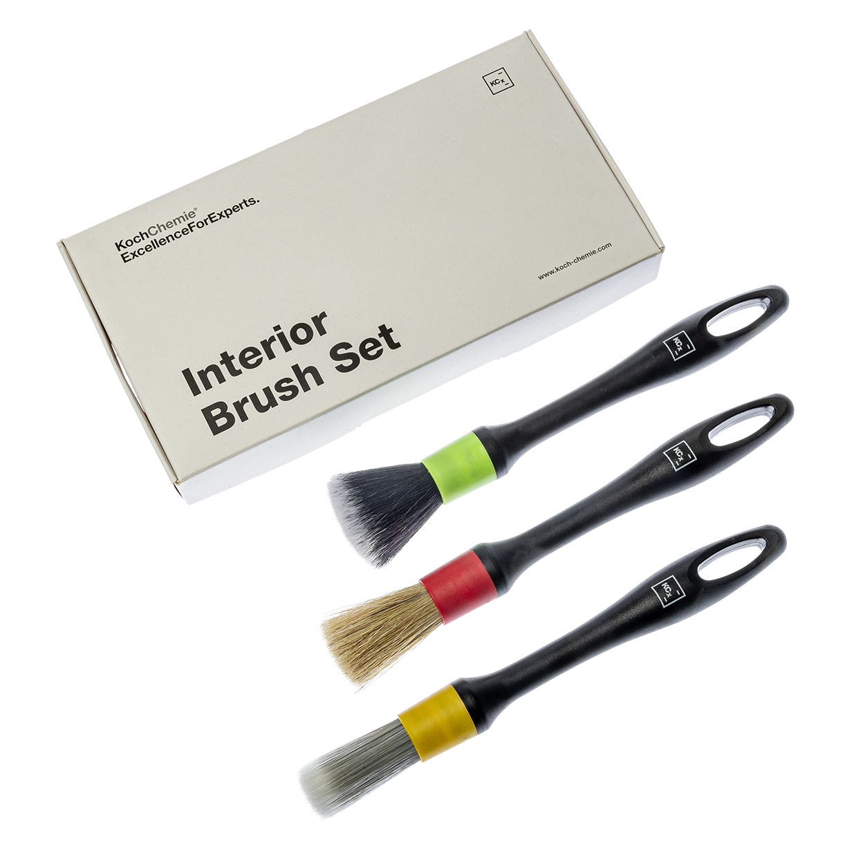 Koch Chemie Interior Brush Set Innenraumaufbereitungsset 3 tlg. Pinselset 9998133
