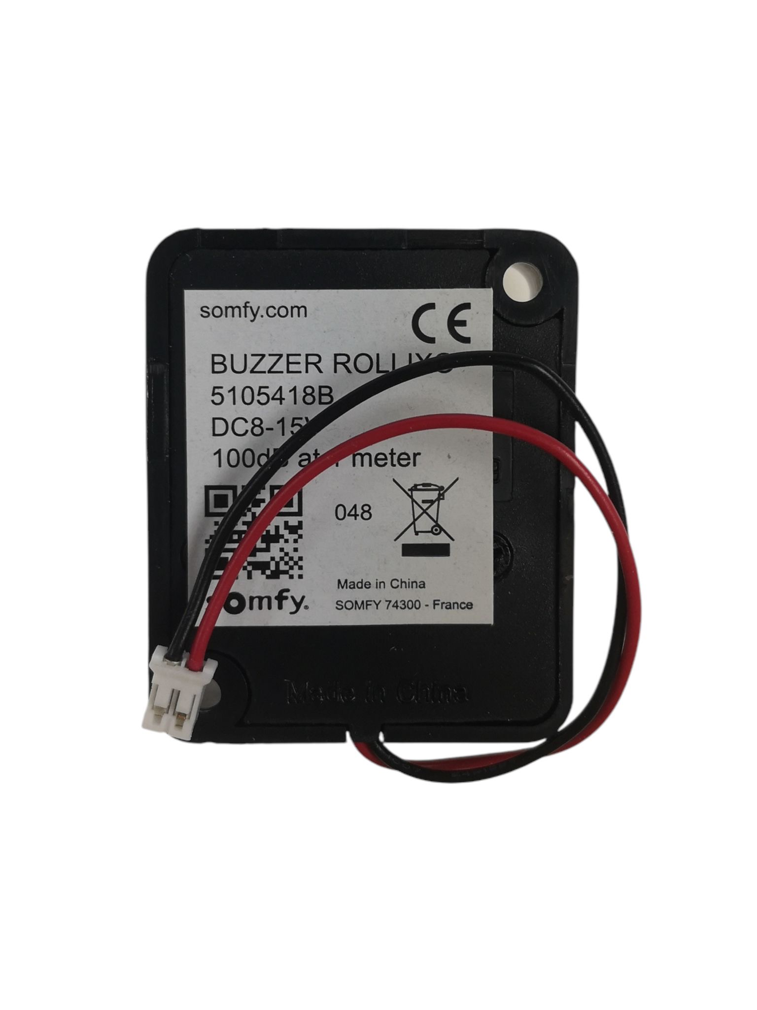 Somfy Alarm Buzzer Rollixo – Smarter Einbruchschutz für Ihr Garagentor 9017832A