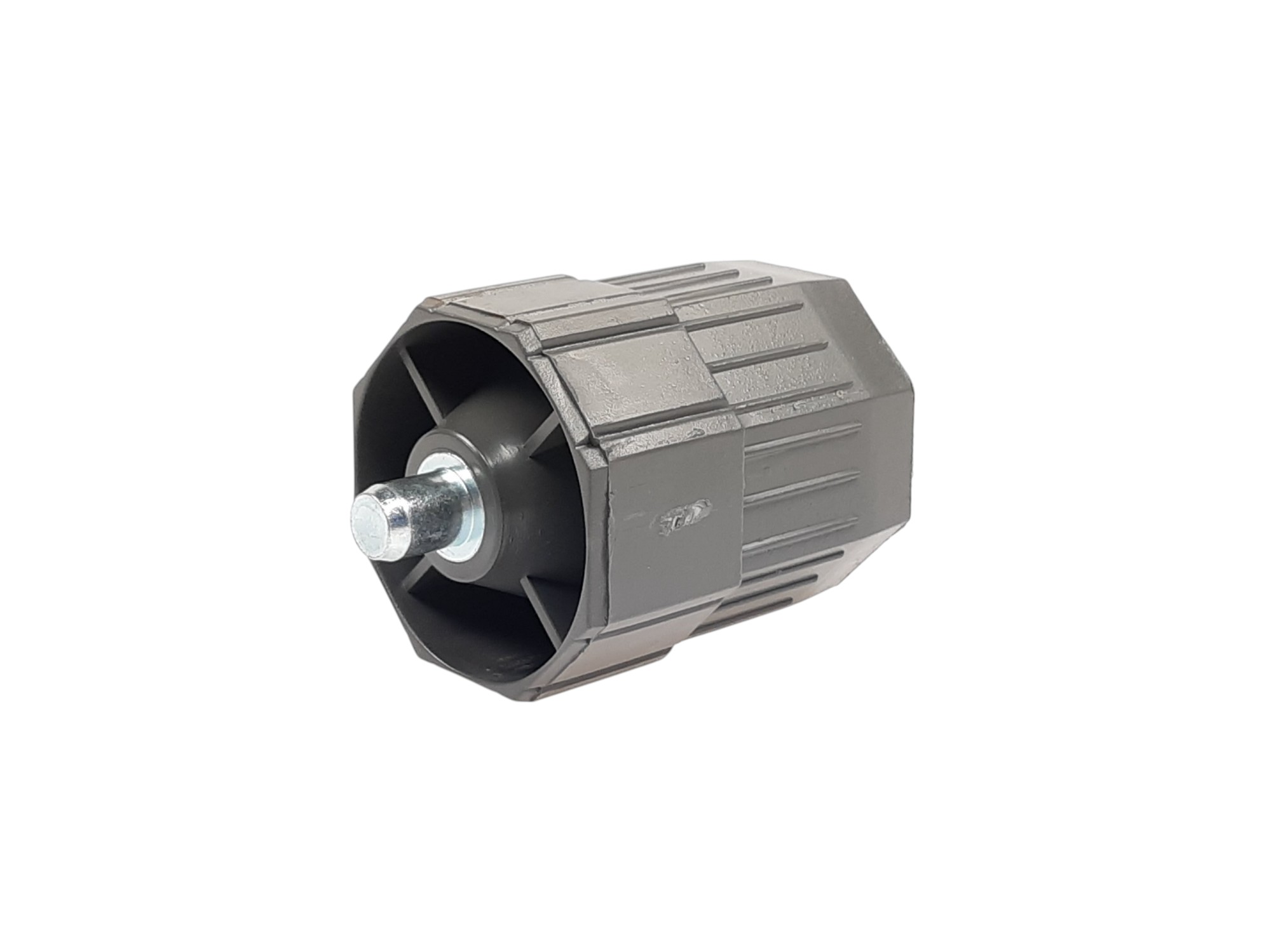 Walzenkapsel für SW60 länge 80mm mit außenliegendem Stahlstift 12mm, Einschub 46mm