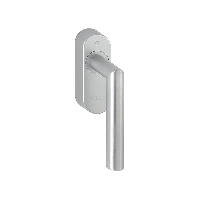 HOPPE Fenstergriff mit Funk Amsterdam E0400/FR-408, Edelstahl, 20-42mm Vierkant, Farbe: F69 Edelstah